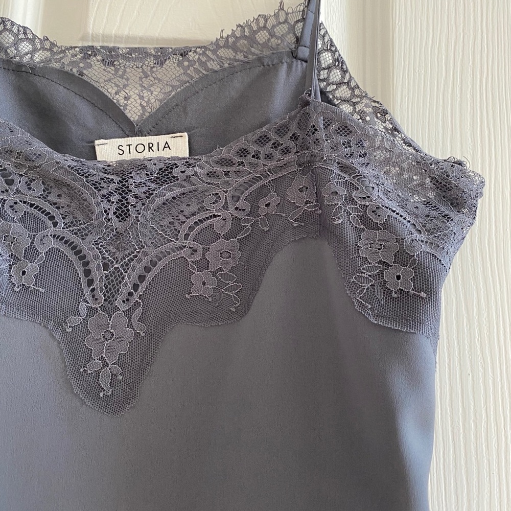 silky lace cami
